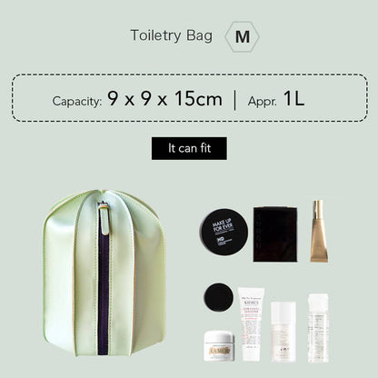 Urban Forest CACTUS series Toiletry bag - Mint - Medium capacity. 