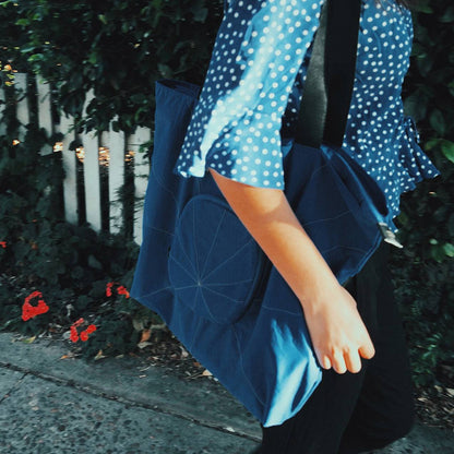 TREE RPET Foldable Tote - Navy