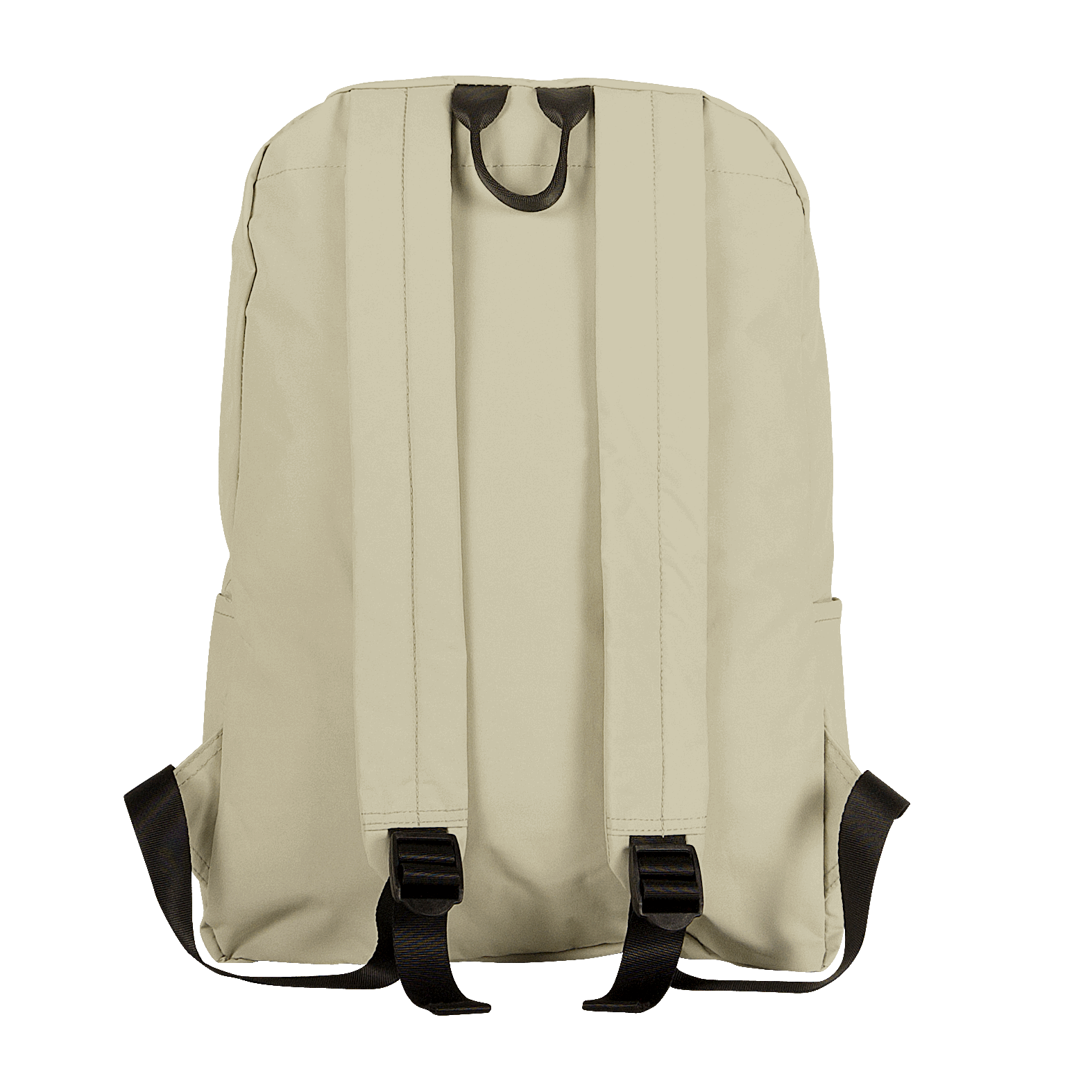 Urban Forest TREE RPET Foldable Backpack - Khaki- Back side profile - when extended