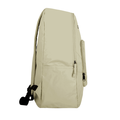 Urban Forest TREE series RPET Foldable Backpack - Khaki - side profile photo - when extended