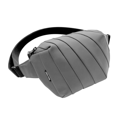 Urban Forest LIGHT series grey colour chest bag front angle profile