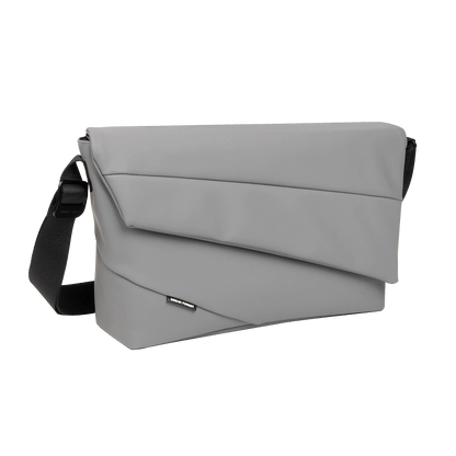 Urban Forest LIGHT series Messenger Bag - Cement Grey front side profile