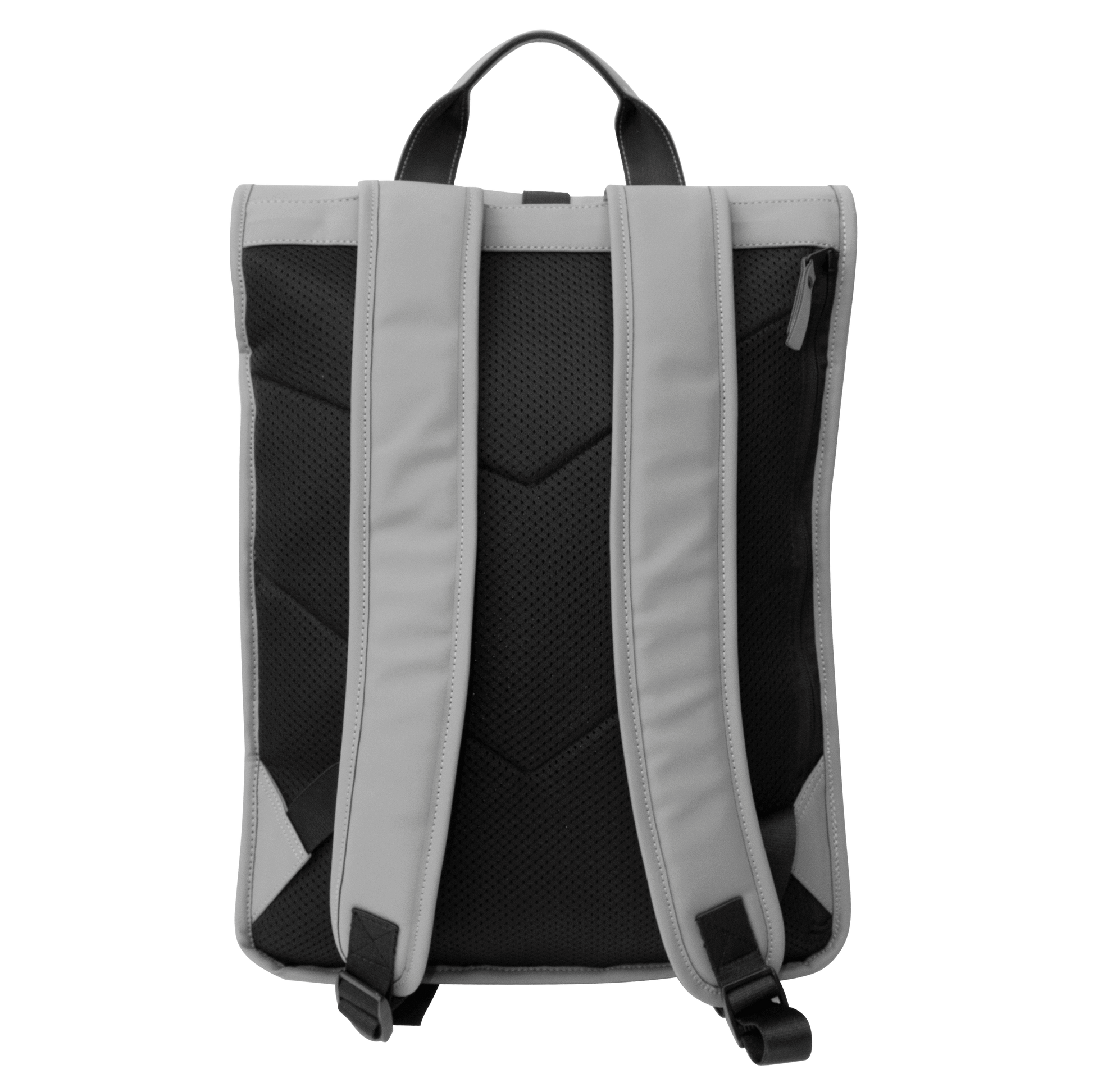 Urban Forest LIGHT series Urban style laptop Backpack - Cement Grey - back profile, great for business use. 