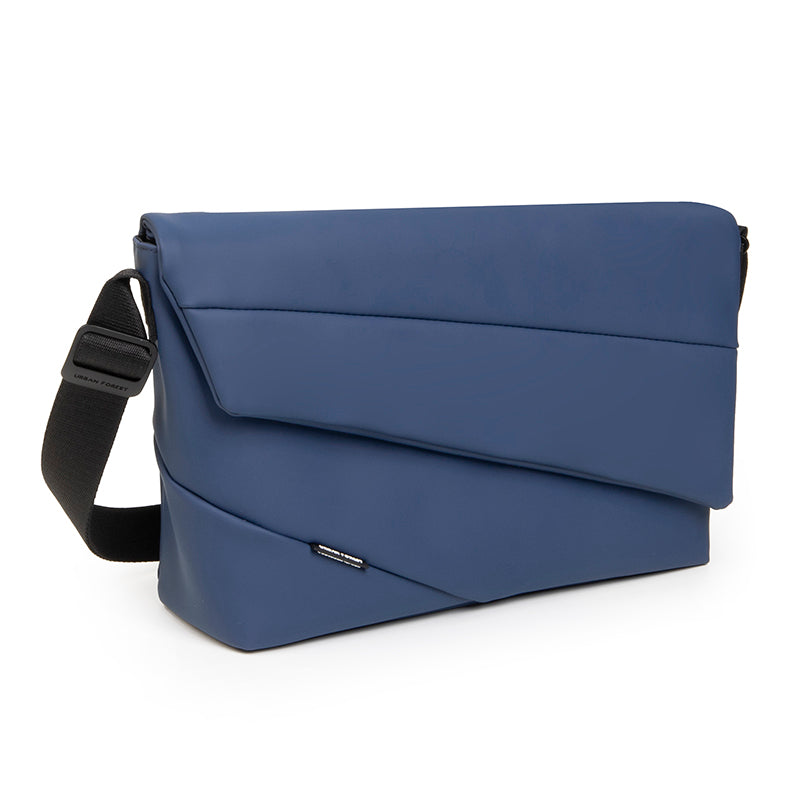 Urban Forest LIGHT series Navy Messenger bag - front profile