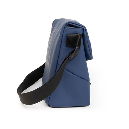 Urban Forest LIGHT series Navy Messenger bag - side profile