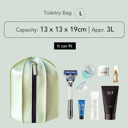 Urban Forest CACTUS series Toiletry bag - Mint - Large capacity. 