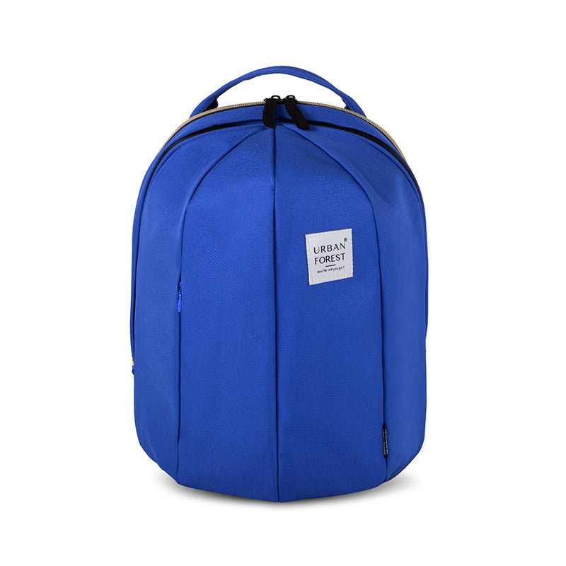 Urban Forest BEETLE series Backpack - Electric Blue - not Extended - front profile