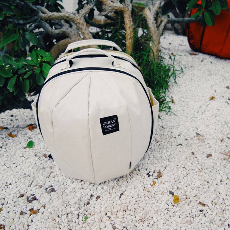 BEETLE Expandable Backpack - White