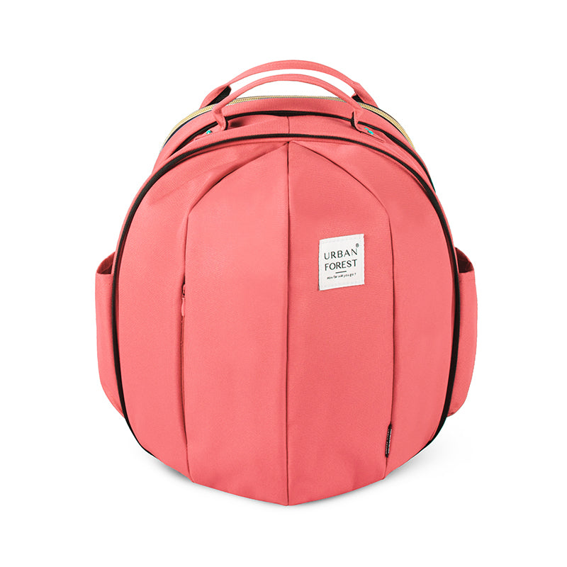 BEETLE Expandable Backpack - Flamingo - front view - after extend