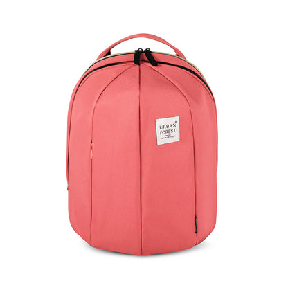 Urban Forest BEETLE Expandable Backpack - Flamingo - front view before extend