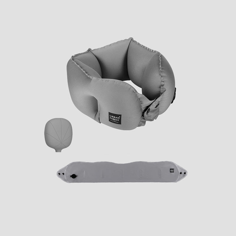 TREE Inflatable Pocket Neck Pillow - Grey - S