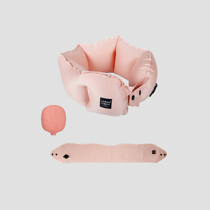 TREE Inflatable Pocket Neck Pillow - Pink - S